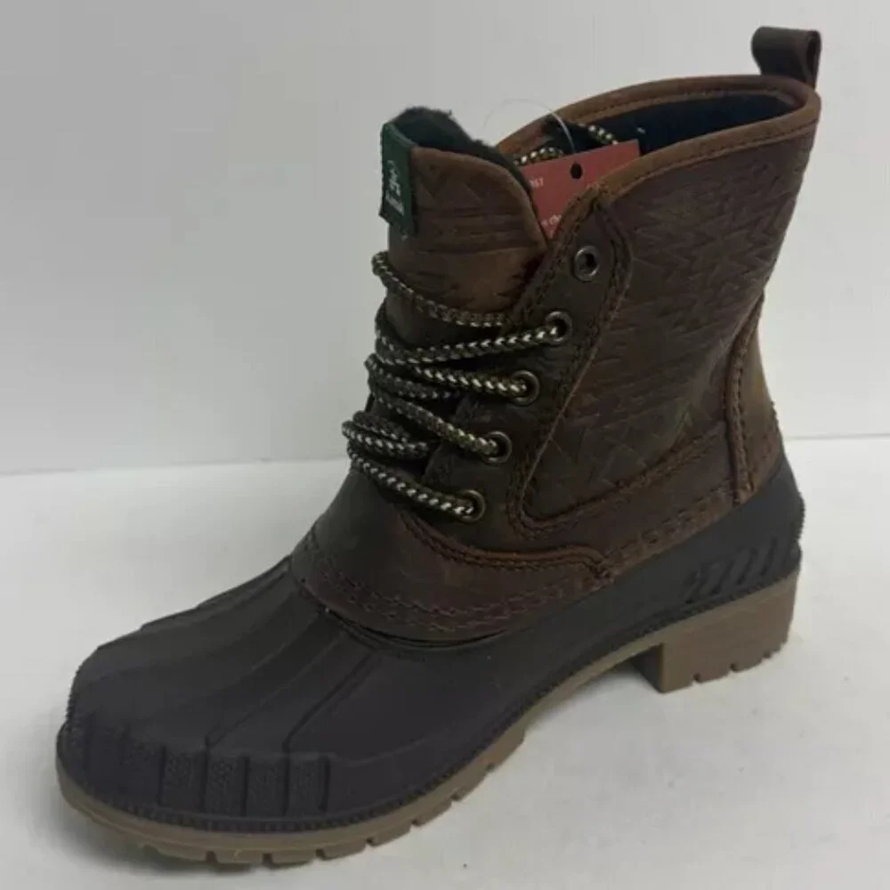 Kamik Womens Sienna Mid Waterproof Boots Brown Size 5 M